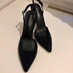 Jeffrey Campbell Studded Slingback Heels - Black